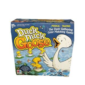 Vintage 2003 Duck Duck Goose by Milton Bradley Talking Duck Color Matching Game